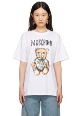 Moschino White Archive Teddy Bear T-Shirt