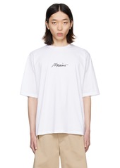 Moschino White Embroidered T-Shirt