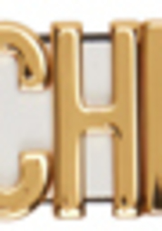 Moschino White Logo Belt