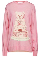 Moschino - Printed metallic wool sweater - Pink - M