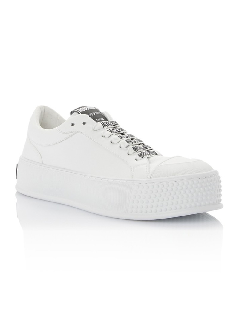 Moschino Women's Low Top Logo Platform Sneakers