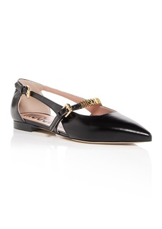 Moschino Women's Pointed Toe Flats