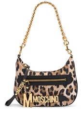 Moschino Multi-pocket Canvas Shoulder Bag