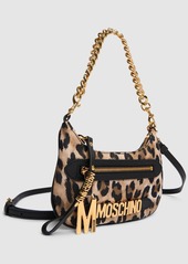 Moschino Multi-pocket Canvas Shoulder Bag