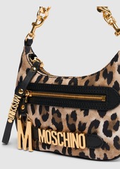 Moschino Multi-pocket Canvas Shoulder Bag