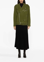 Moschino notched-lapels military jacket