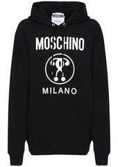 Moschino Oversize Cotton Jersey Sweatshirt Hoodie