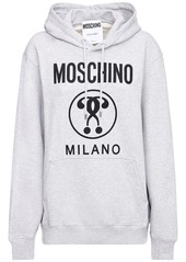 Moschino Oversize Cotton Jersey Sweatshirt Hoodie