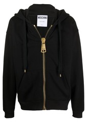 Moschino oversize zip hoodie