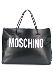 Moschino oversized logo-print tote bag