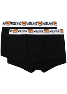 Moschino pack of 2 teddy logo boxers