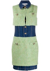 Moschino panelled fitted dress