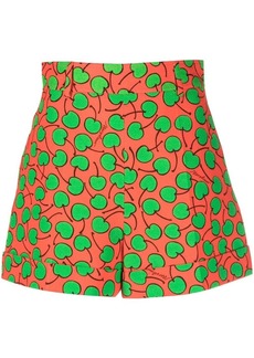 Moschino patterned mini shorts
