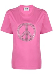 Moschino Peace Symbol-studded T-shirt