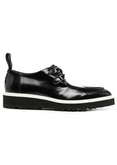 Moschino perforated calfskin lace-up shoes