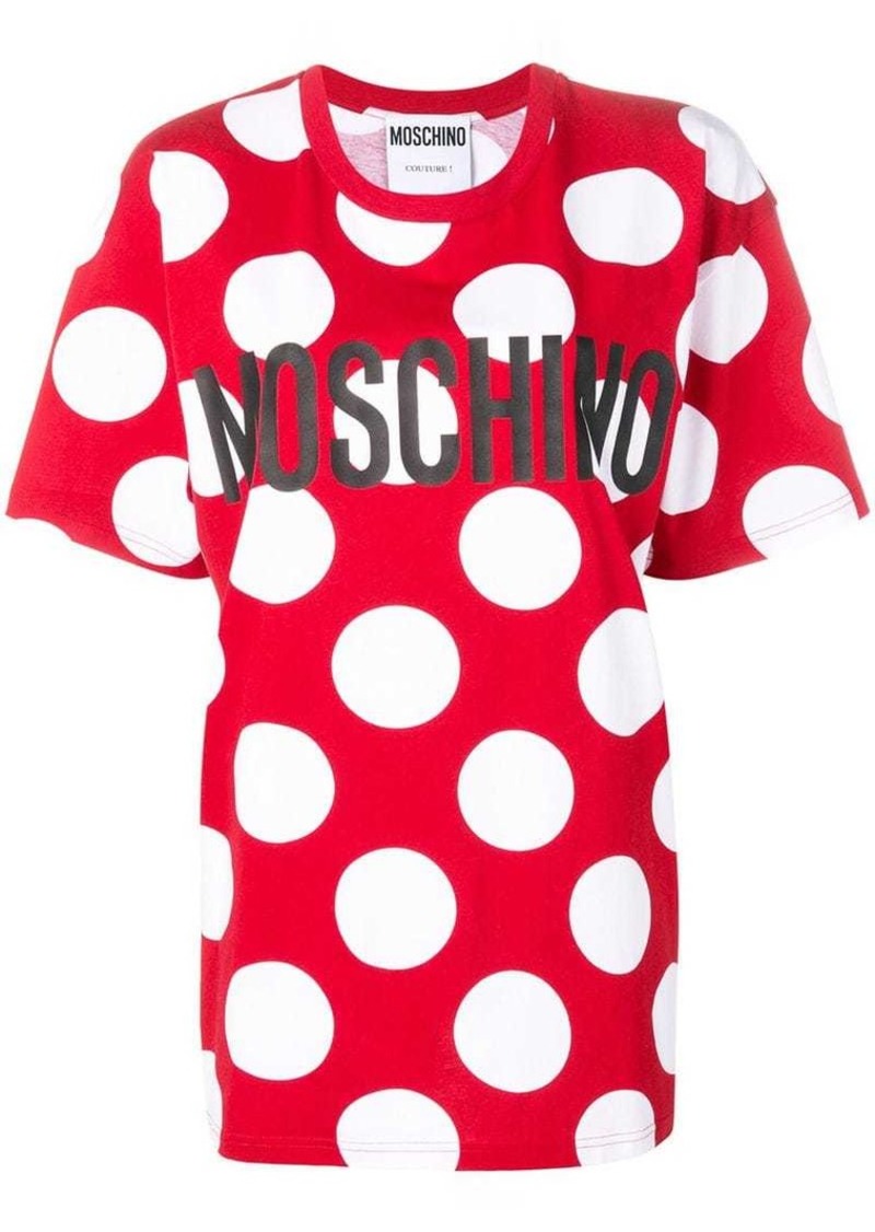 Moschino polka dot logo T-shirt | Tees