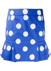 Moschino polka dot pleated skirt
