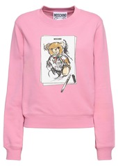 Moschino Printed Cotton Jersey Sweatshirt