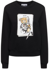 Moschino Printed Cotton Jersey Sweatshirt