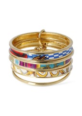 Moschino Printed Multi-hoop Bangle