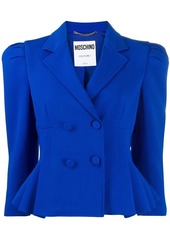 Moschino puff-sleeve cropped jacket
