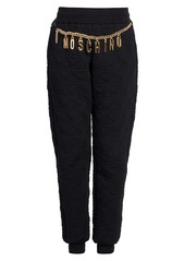 Moschino Quilted Chain Trousers