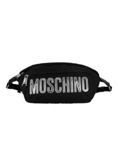 Moschino Quilted Logo Belt Bag