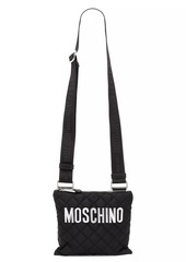Moschino Quilted Logo Shoulder Bag