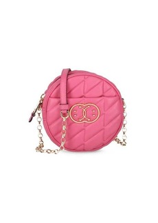 Moschino Quilted Round Shoulder Bag