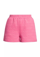 Moschino Raised Logo Knit Shorts
