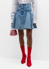 Moschino Recycled Denim Mini Skirt
