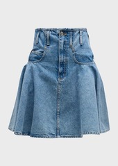 Moschino Recycled Denim Mini Skirt