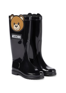 Moschino Kids Rubber rain boots