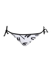Moschino Scribble Print Tie Bikini Bottoms