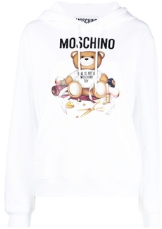 Moschino sewing Teddy Bear-print hoodie