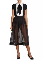 Moschino Silhouette of the Season Sheet Midi-Skirt