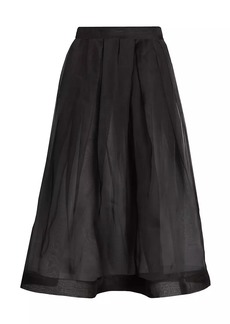 Moschino Silhouette of the Season Sheet Midi-Skirt