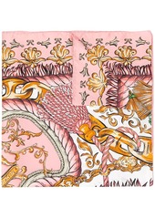 Moschino silk pattern scarf