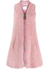 Moschino sleeveless tweed dress