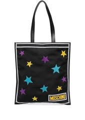 Moschino star-patch tote bag