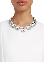 Moschino Still Life Silvertone & Crystal Necklace