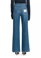 Moschino Still Life Wide-Leg Jeans