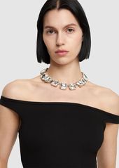Moschino Still Life With Heart Crystal Necklace