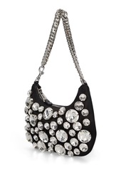 Moschino Still Life With Heart Satin Shoulder Bag