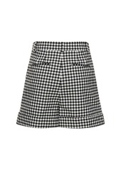 Moschino Stretch Cotton Blend Shorts