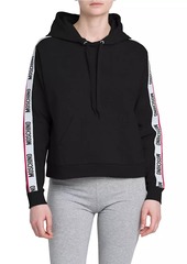 Moschino Stretch-Cotton Knit Hoodie