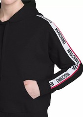 Moschino Stretch-Cotton Knit Hoodie