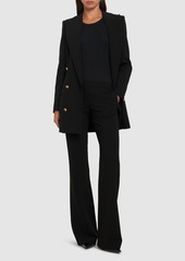 Moschino Stretch Crepe Flared Pants