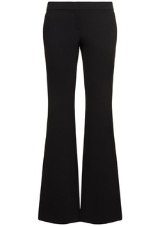 Moschino Stretch Crepe Flared Pants