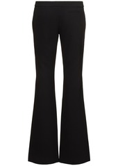 Moschino Stretch Crepe Flared Pants